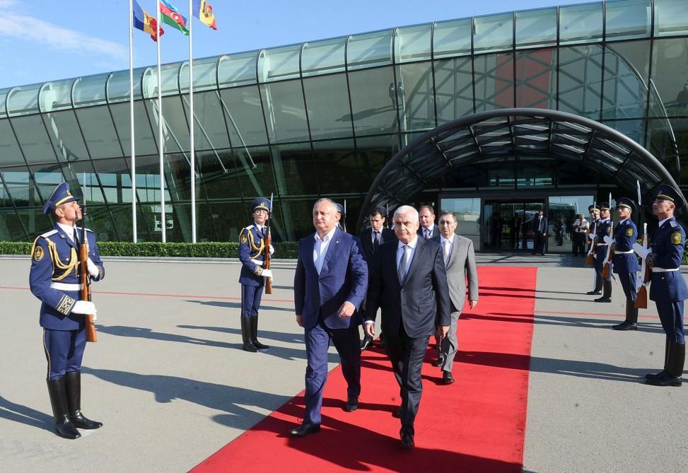 Moldovan President Igor Dodon completes Azerbaijan visit