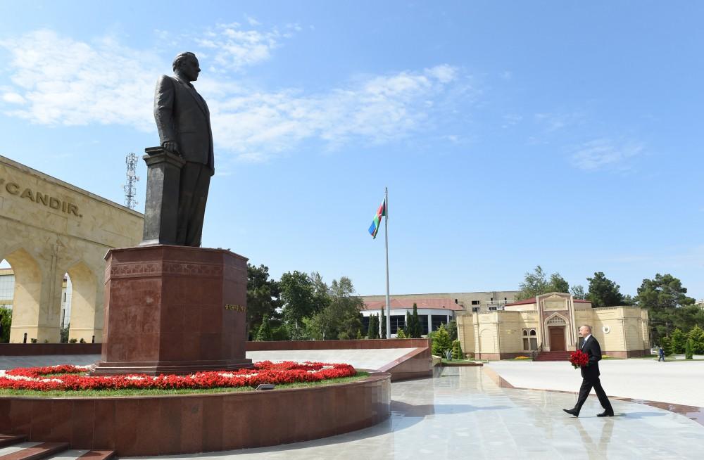 President  Aliyev arrives in Shirvan [PHOTO]