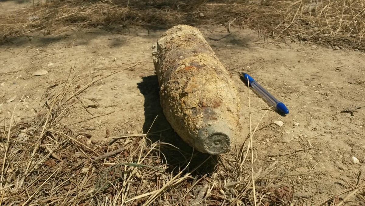 Unexploded artillery shell found in Baku [PHOTO] - Gallery Image