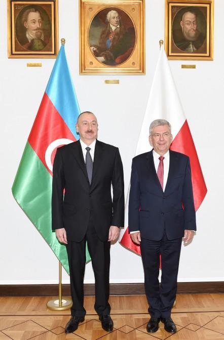 President Aliyev met with Marshal of Polish Senate [PHOTO]