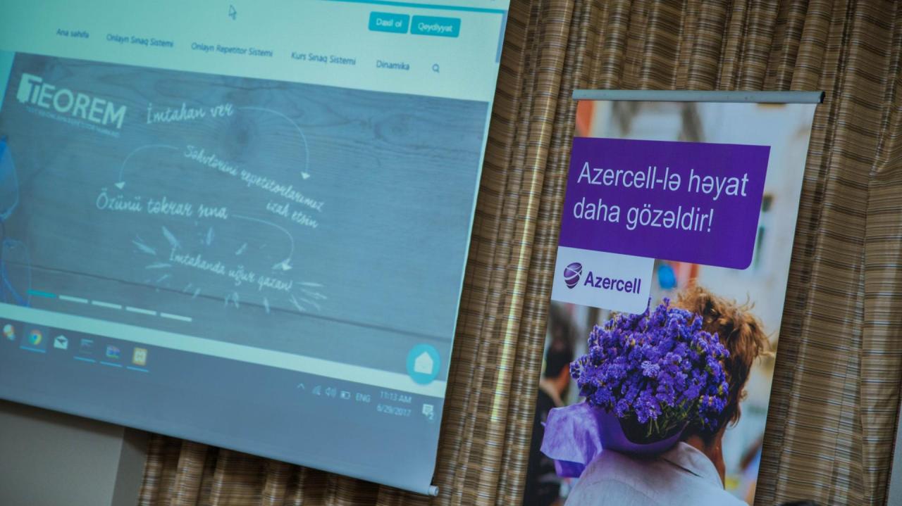 Azercell subscribers to be first users of Teorem.az [PHOTO]