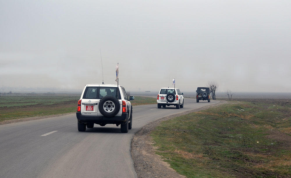 OSCE monitoring held along line of contact between Azerbaijani, Armenian troops