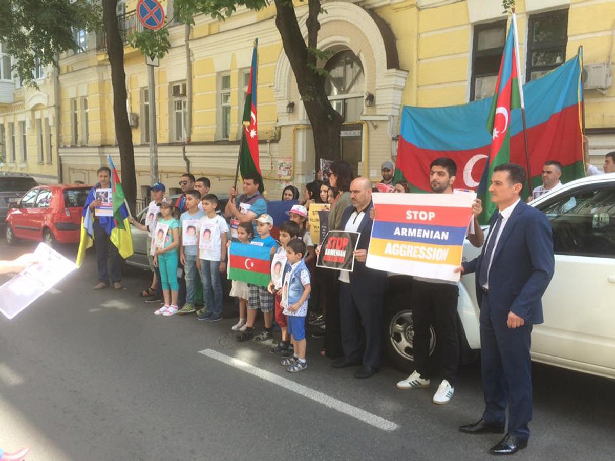 Protests against Armenian aggression continue