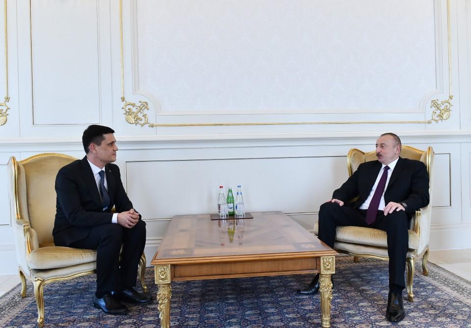 President  Aliyev receives credentials of incoming Turkmen envoy [UPDATE]