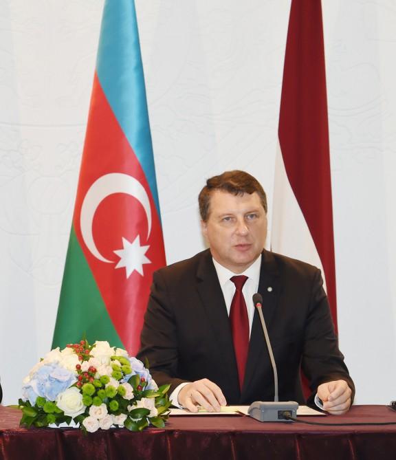 President Vejonis: Azerbaijan is an important partner for Latvia