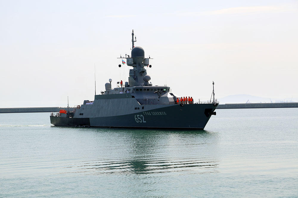 Russian warships arrive in Baku [PHOTO/VIDEO]