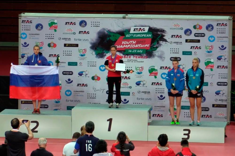 Azerbaijani table tennis player claims European crown [PHOTO]