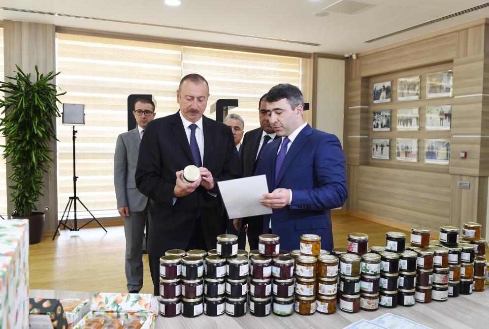 President Ilham Aliyev tours Balakan, inaugurates new facilities [UPDATE / PHOTO ] - Gallery Image
