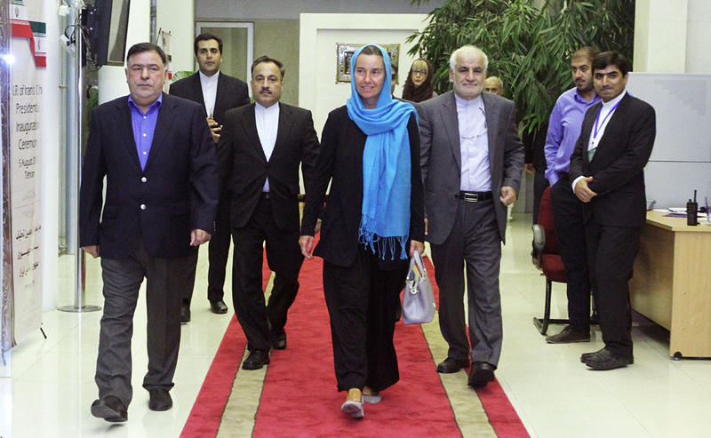 EU’s Mogherini in Tehran to attend Rouhani’s presidential inauguration