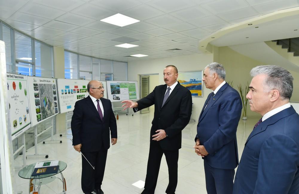 President Ilham Aliyev viewed Samukh Agroenergy Residential Complex [PHOTO]