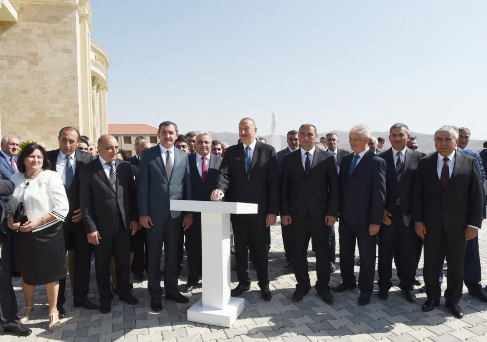 President Ilham Aliyev inaugurates drinking water supply project in Gadabay [PHOTO]