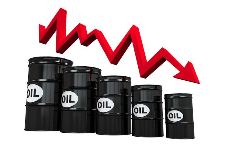 Crude prices drop due to data on U.S. inventories