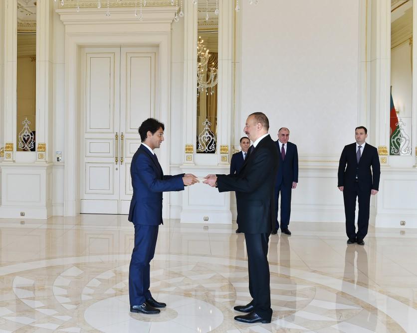 President Aliyev receives credentials of incoming Italian envoy [PHOTO/UPDATE]