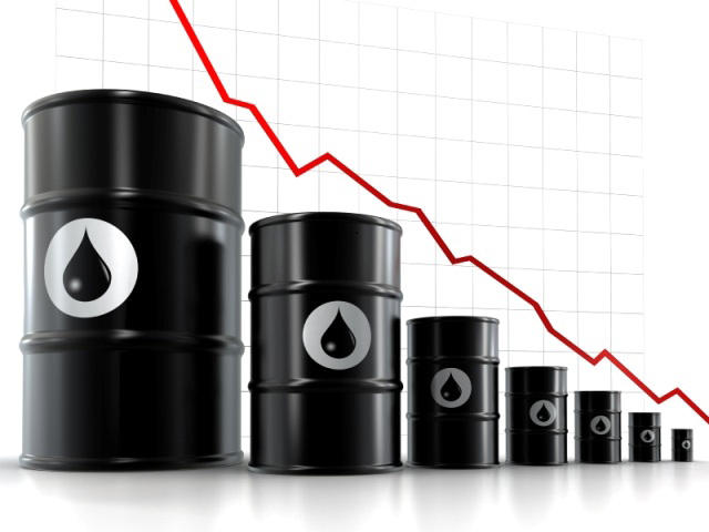 Oil prices going down