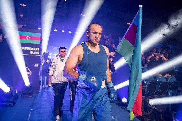 Azerbaijani boxer wins his third world title [PHOTO]