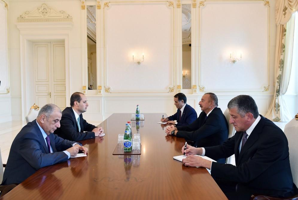 President Aliyev receives Georgian FM