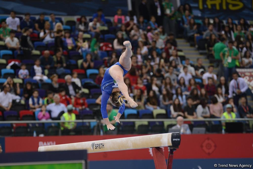 Azerbaijani gymnasts-finalists of Bulgarian stage of World Cup