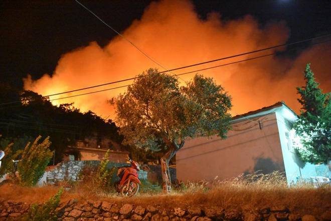 Turkish firemen still battle wildfire in country