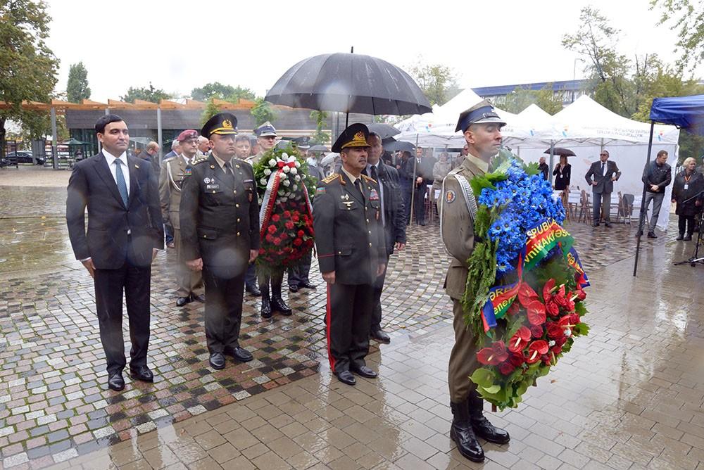 Memorial to Azerbaijani military figures unveiled in Warsaw [PHOTO]