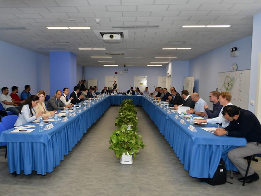 UEFA reps. visit Baku Olympic Stadium