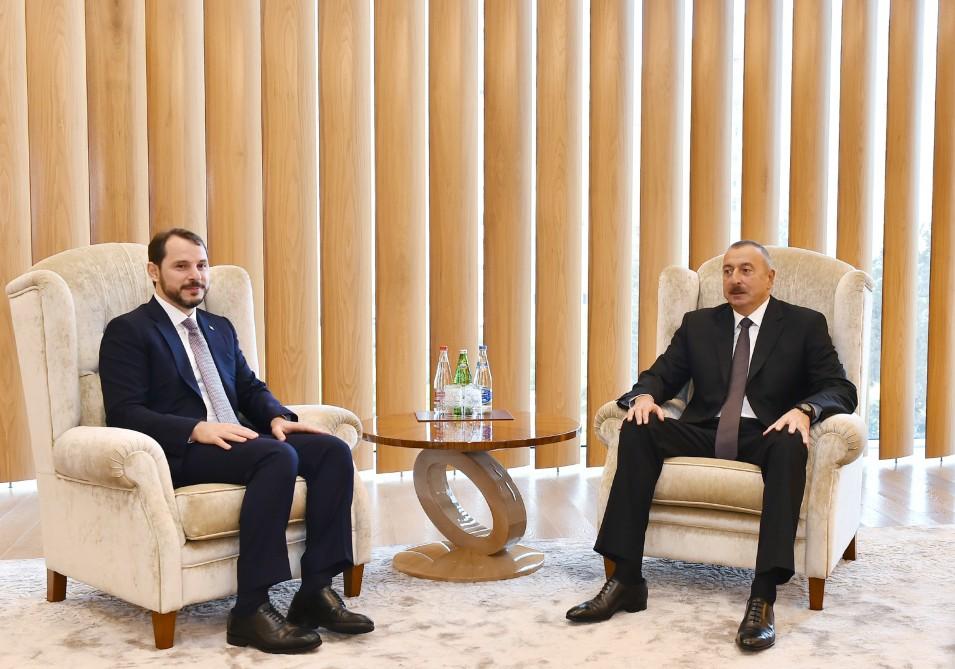 President Aliyev meets with Turkish minister