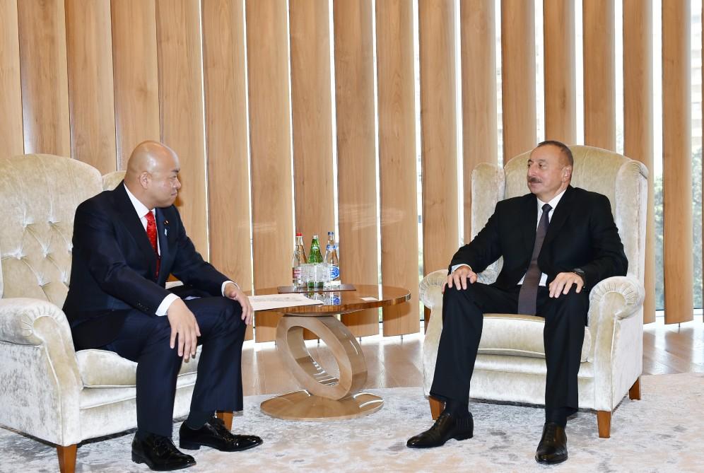 President Aliyev receives Japanese parliamentary vice-minister for foreign affairs