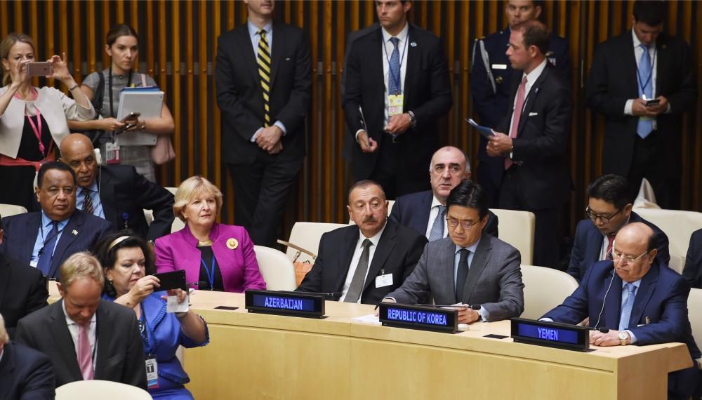 President  Aliyev attends Political Declaration for UN Reform High Level Event in New York [PHOTO]