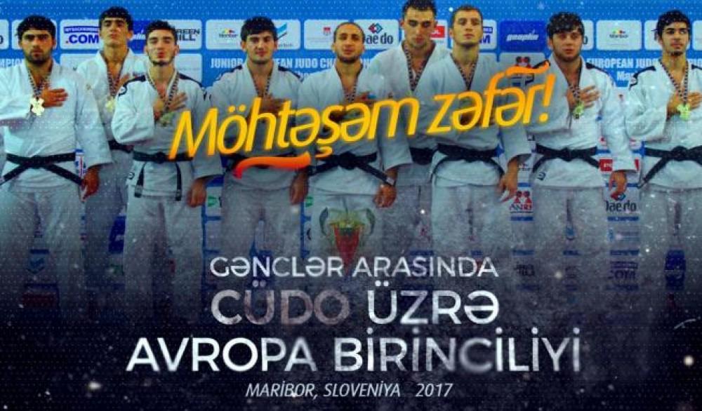 Azerbaijani judokas crowned European champion in team event