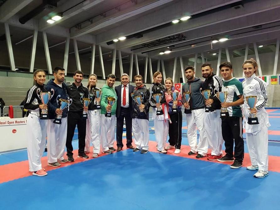 Karate fighters grab 18 medals at Basel Open Masters