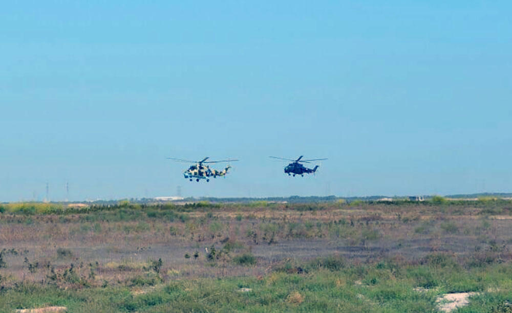 Combat helicopters join TurAz Qartalı-2017 exercises [PHOTO / VIDEO]