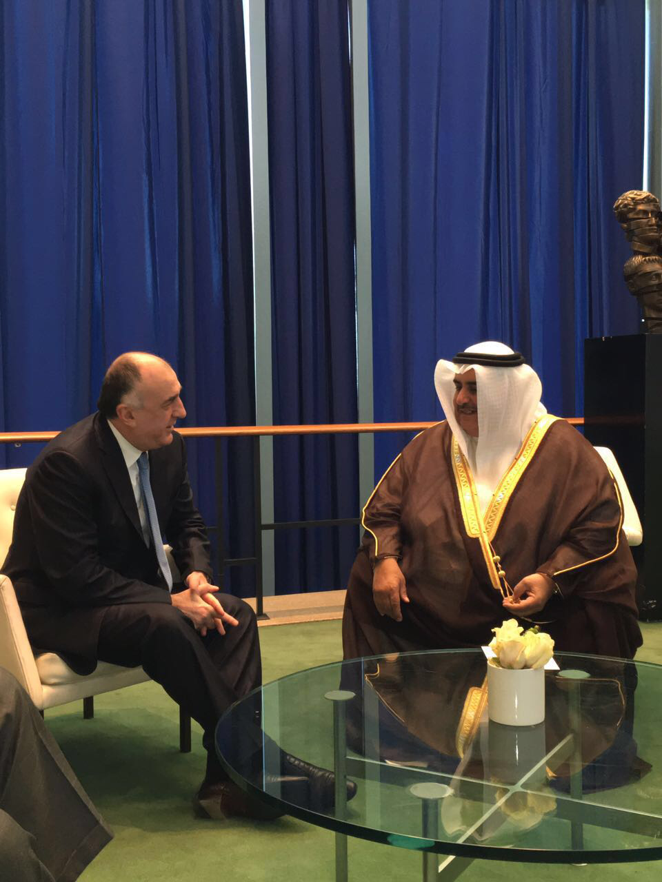 Azerbaijani, Bahrain’s FMs meet as part of UN General Assembly session