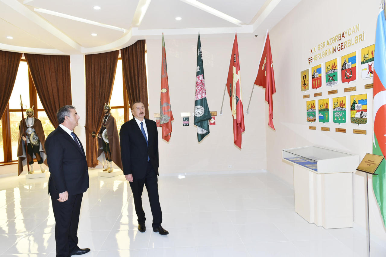 President Ilham Aliyev attends inauguration of Flag Museum in Salyan