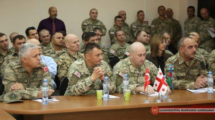 Azerbaijani, Georgian and Turkish servicemen hold joint military exercises [PHOTO]