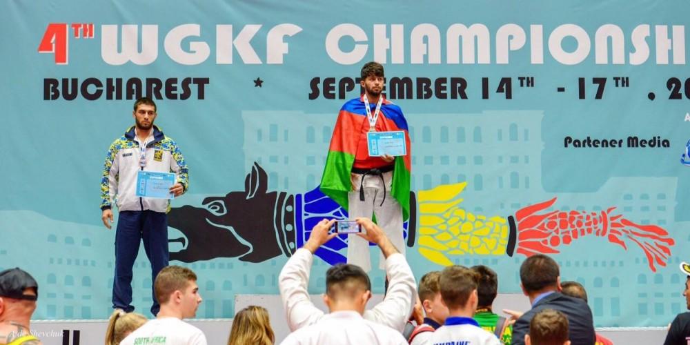 Azerbaijani karate fighters bring home seven medals from Romania