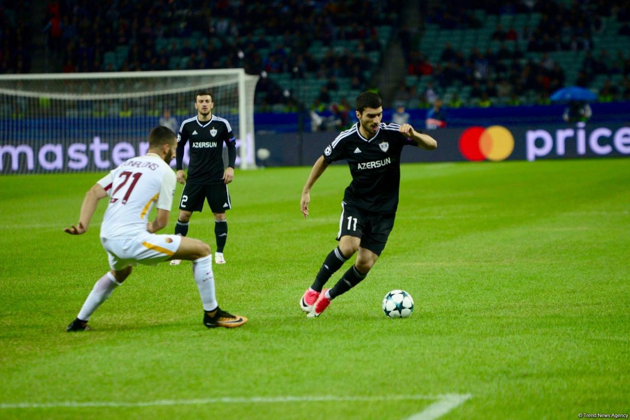 CL: Qarabag FK loses to AS Roma 2-1 [VIDEO/PHOTO]