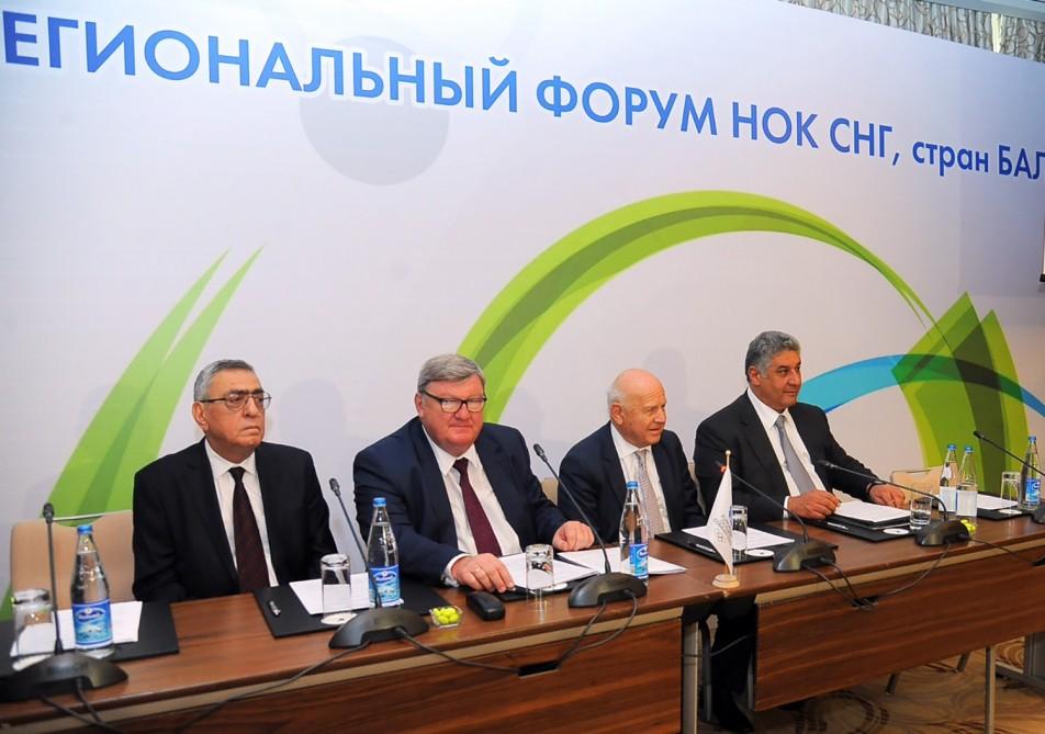 Regional forum of NOCs of CIS, Baltic states and Georgia opens in Baku [PHOTO]