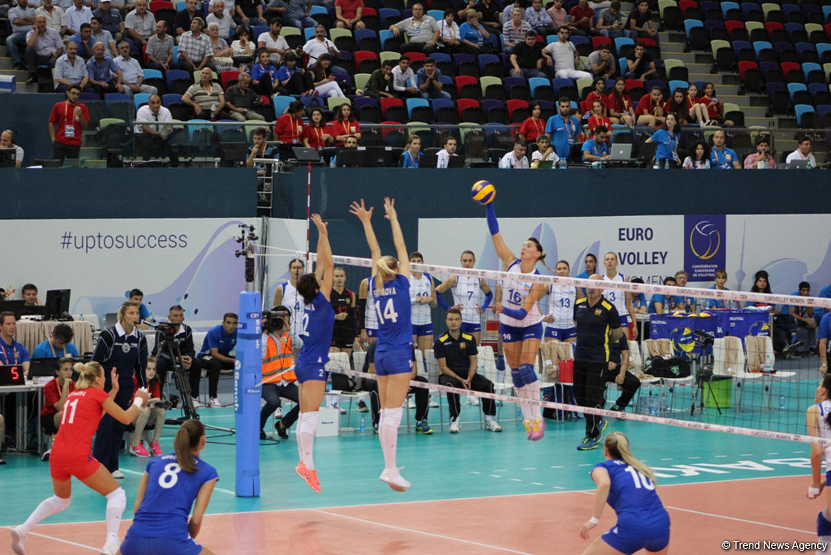 Turkey's volleyball squad defeats Russian team at European Championship