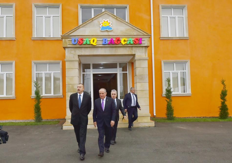 President Aliyev arrives in Gobustan [UPDATE / PHOTO]
