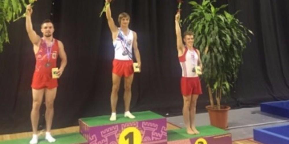 Azerbaijani gymnast wins trampoline world cup