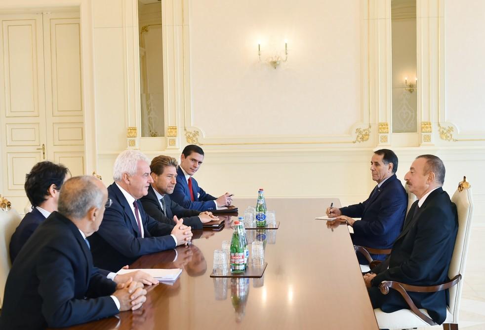 President Aliyev receives CEO of Italian Leonardo company [UPDATE]