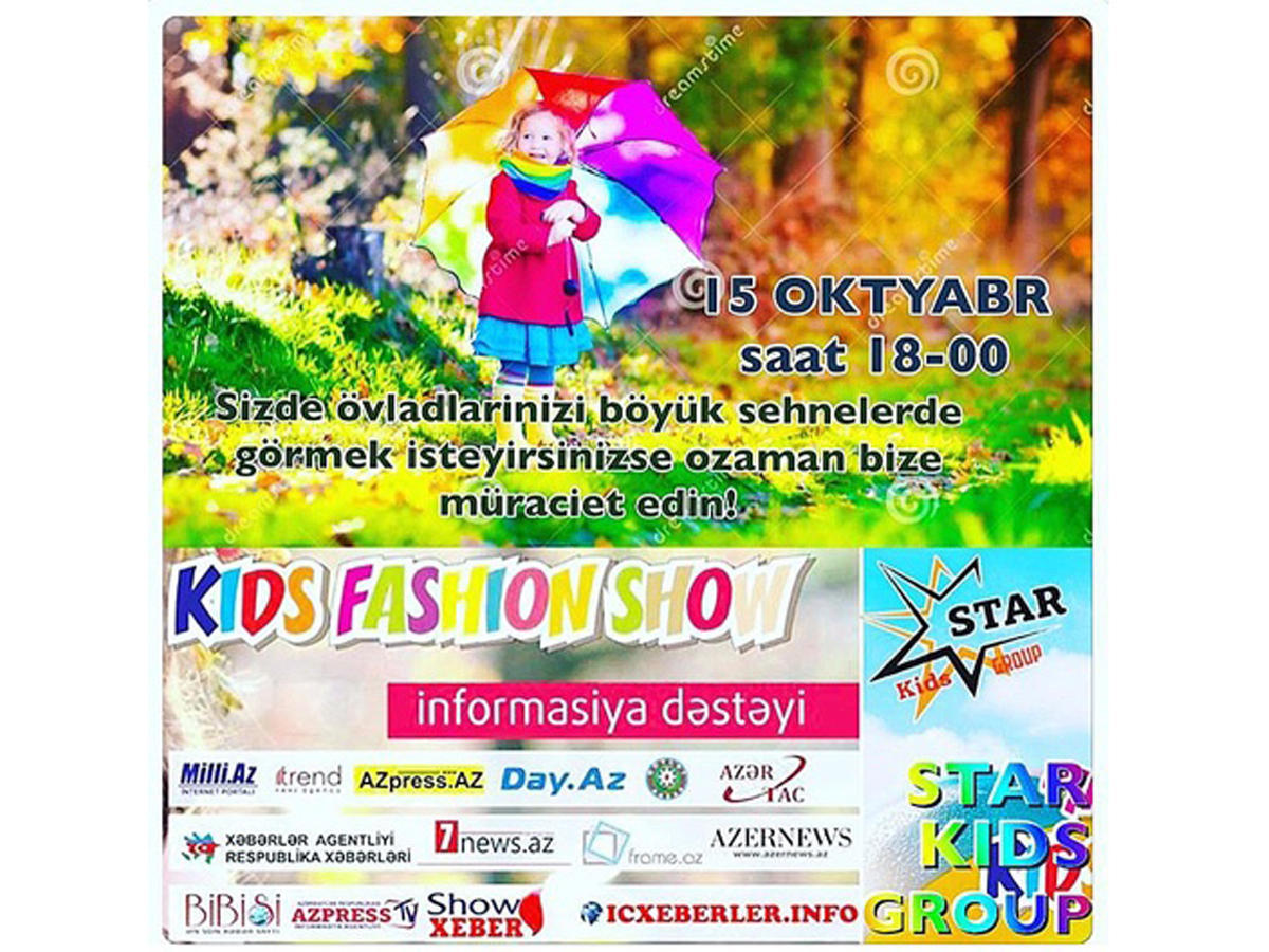 Kids Fashion Show due in Baku