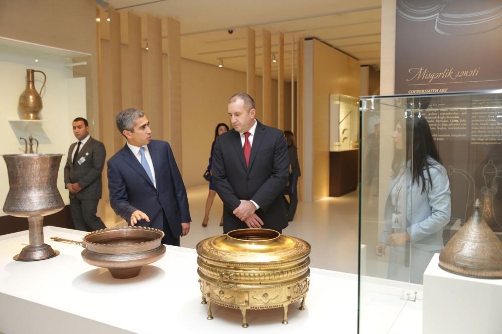 President of Bulgaria visits Heydar Aliyev Center [PHOTO]