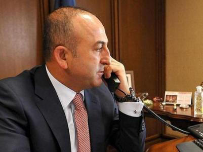 FM Cavusoglu holds phone call with NATO chief Stoltenberg