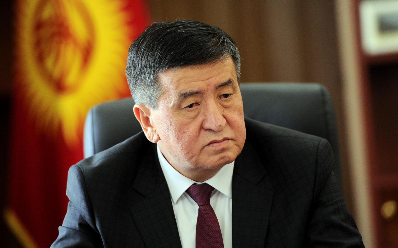 Image result for Â Kyrgyz President Sooronbai Jeenbekov