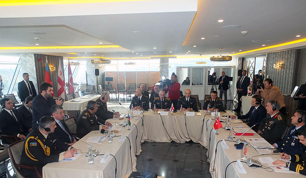 Azerbaijan, Turkey, Georgia call for joint actions to confront threats against security [PHOTO]