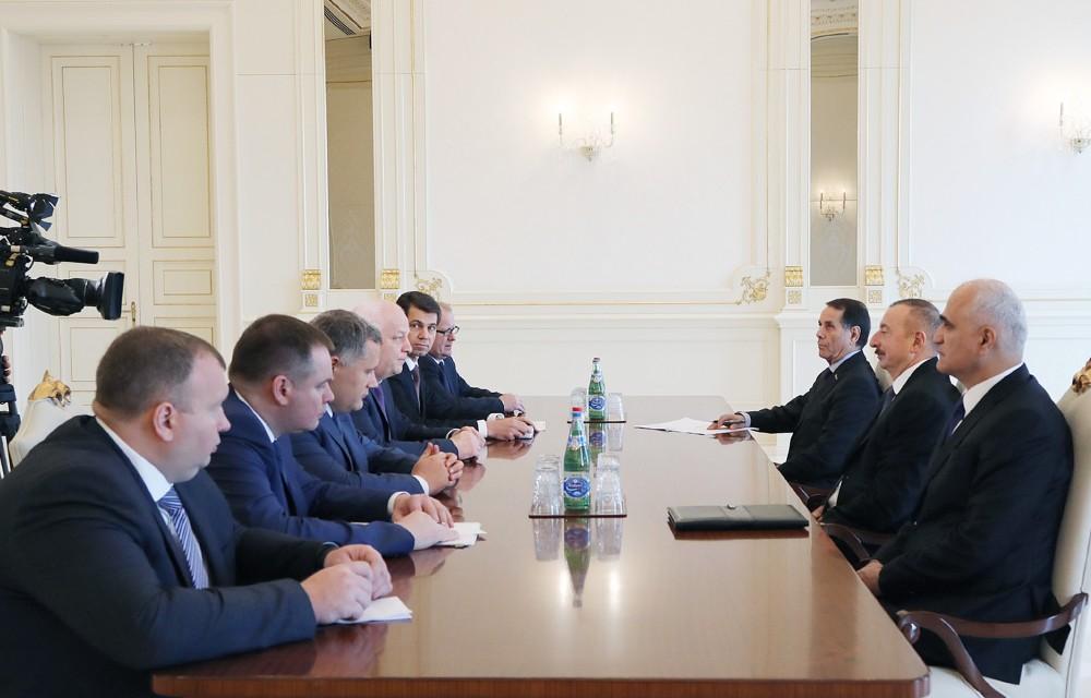 President Ilham Aliyev receives delegation led by first vice prime minister of Ukraine [UPDATE]