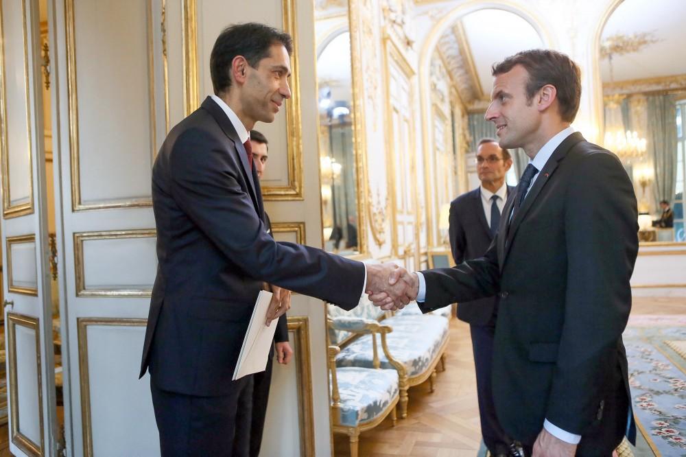President Macron: France is interested in developing relations with Azerbaijan [PHOTO]