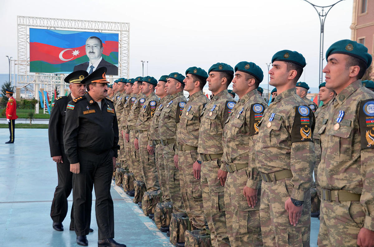 Azerbaijani peacekeepers return from Afghanistan PHOTO