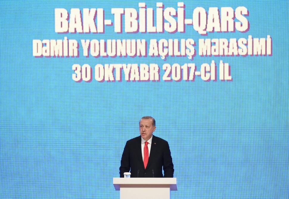 BTK railway is significant for region’s future - President Erdogan