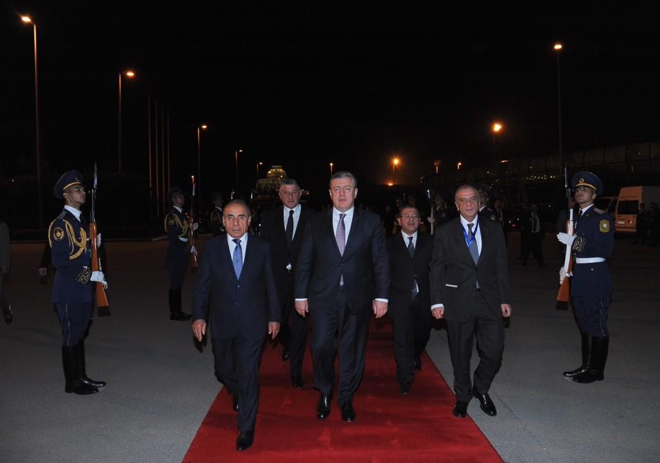 Georgian PM Giorgi Kvirikashvili completes his visit to Azerbaijan